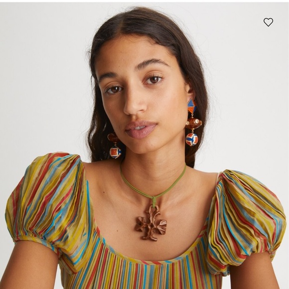 Elegant Gold and Brown Kids Necklace